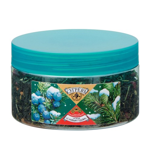 Чай "С НОВЫМ ГОДОМ !" с пихтой, можжевельником и пряностями 55 г.