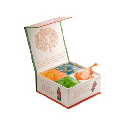 Подарочный набор с чаем и сладостями "ПодариМандари"