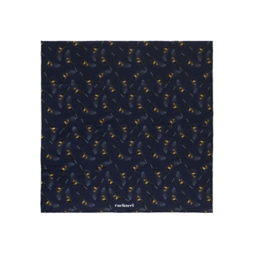 Шелковый платок Victoire Navy