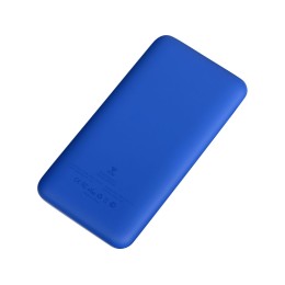 Внешний беспроводной аккумулятор с подсветкой лого «Reserve X» v.2, 8000 mAh, ярко-синий