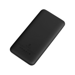 Внешний беспроводной аккумулятор с подсветкой лого "Reserve X". 8000 mAh, черный