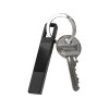 USB 2.0- флешка на 32 Гб c подсветкой логотипа «Hook LED», темно-серый, синяя подсветка