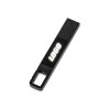 USB 2.0- флешка на 32 Гб c подсветкой логотипа «Hook LED», темно-серый, белая подсветка