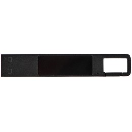 USB 2.0- флешка на 32 Гб c подсветкой логотипа «Hook LED», темно-серый, белая подсветка