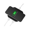 Беспроводная зарядка «Tile» с 2 USB-A, 5 Вт, черный
