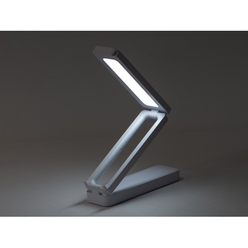 Складывающаяся LED лампа с беспроводной зарядкой «Lightfold», белый