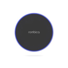 Беспроводное зарядное устройство Rombica  «NEO Core Quick» c быстрой зарядкой, черный (с лого) (Р)