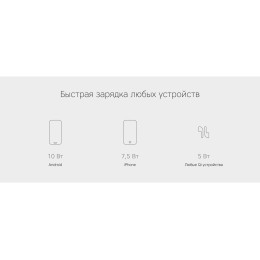 Беспроводное зарядное устройство Rombica NEO Q1W Quick, белый