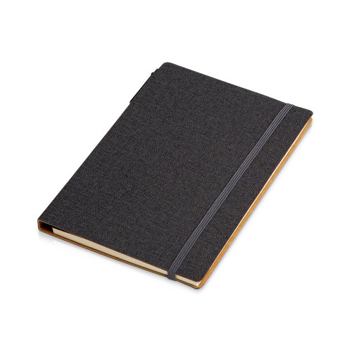 Блокнот с ручкой и набором стикеров А5 "Write and stick", черный