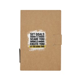 Swift буклет с липкой бумагой для заметок с шариковой ручкой - Натуральный