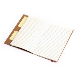 Блокнот с ручкой и набором стикеров А5 "Write and stick", красный