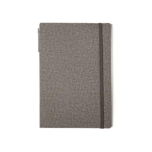 Блокнот с ручкой и набором стикеров А5 "Write and stick", серый