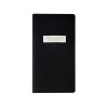 Еженедельник недатированный А6 "Black" с нашивкой, черный