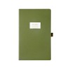 Ежедневник недатированный А5 "Verde" с нашивкой, зеленый