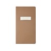 Еженедельник недатированный А6 "Total beige" с нашивкой, бежевый