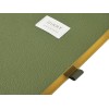 Ежедневник недатированный А5 "Verde" с нашивкой, зеленый