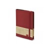 Ежедневник недатированный А5  "Oxford", бордовый