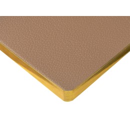 Еженедельник недатированный А6 "Total beige" с нашивкой, бежевый