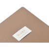 Ежедневник недатированный А5 "Total beige" с нашивкой, бежевый