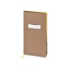 Еженедельник недатированный А6 "Total beige" с нашивкой, бежевый