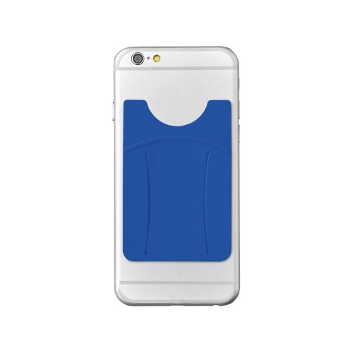 Картхолдер для телефона с держателем «Trighold», ярко-синий