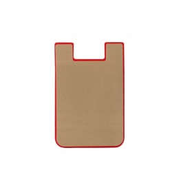 Картхолдер с креплением на телефон «Gummy», красный