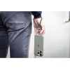 Ремешок-держатель для телефона с зарядным кабелем USB-C - USB-C «Lany Wristband Charge Eco», серый