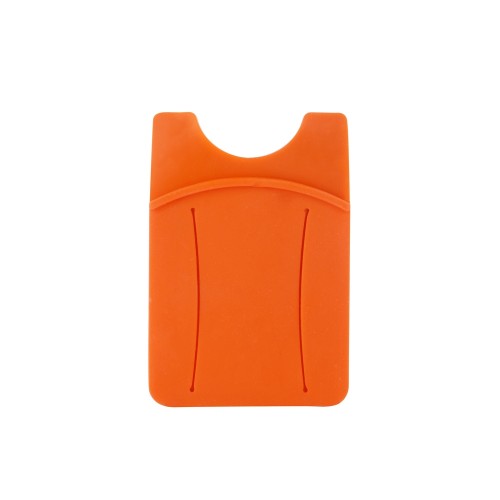 Картхолдер для телефона с держателем «Trighold», оранжевый