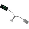 Ремешок-держатель для телефона с зарядным кабелем USB-C - USB-C «Lany Wristband Charge Eco», серый