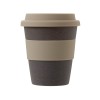 Стакан с силиконовой крышкой "Cafe", beige