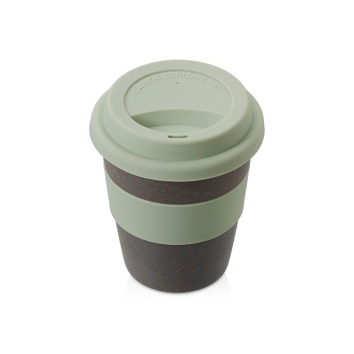 Стакан с силиконовой крышкой "Cafe", olive