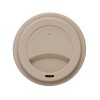 Стакан с силиконовой крышкой "Cafe", beige