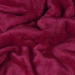 Плед мягкий флисовый Fancy, бордовый