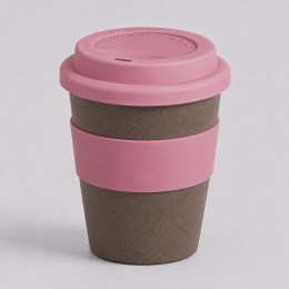 Стакан с силиконовой крышкой "Cafe", dust pink