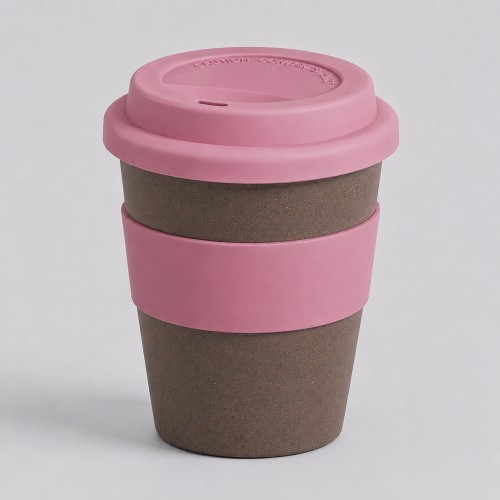Стакан с силиконовой крышкой "Cafe", dust pink