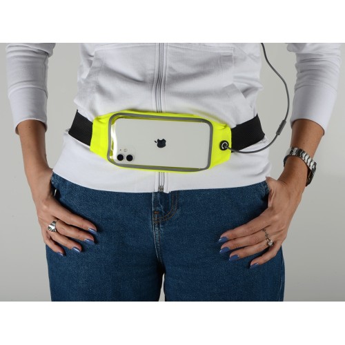 Сумка на пояс "Спринт", неоновый желтый