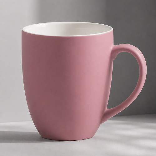 Кружка с покрытием soft-touch “Tulip Gum”, пыльно-розовый