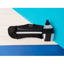 Спортивная сумка для бега с бутылкой 270ml "Marathon", черный