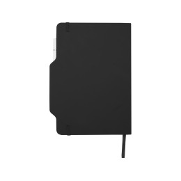 Nexus блокнот формата А5 в твердой обложке с ручкой и карандашом - сплошной черный