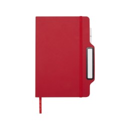 Nexus блокнот формата А5 в твердой обложке с ручкой и карандашом - Красный
