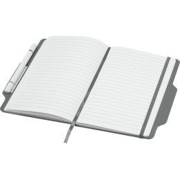 Nexus блокнот формата А5 в твердой обложке с ручкой и карандашом - Серый