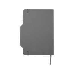 Nexus блокнот формата А5 в твердой обложке с ручкой и карандашом - Серый