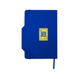 Nexus блокнот формата А5 в твердой обложке с ручкой и карандашом - Ярко-синий