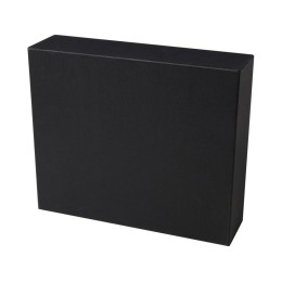 Laura подарочный набор из блокнота формата А5 в твердой обложке и шариковой ручки - сплошной черный