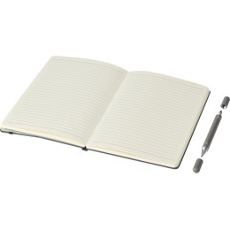 Skribo набор из шариковой ручки и блокнота - Серый