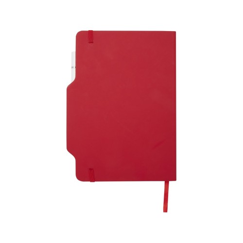 Nexus блокнот формата А5 в твердой обложке с ручкой и карандашом - Красный