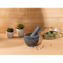 Ступка из натурального мрамора