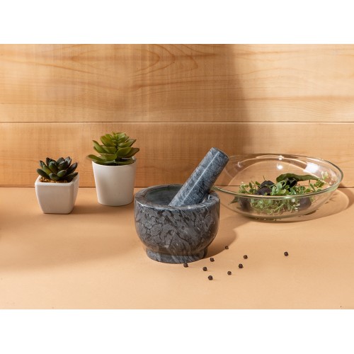 Ступка из натурального мрамора