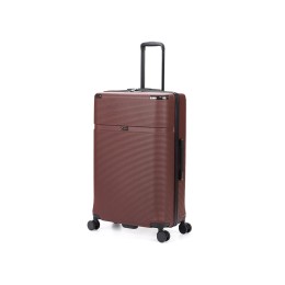 Чемодан TORBER Onego, бордовый, ABS-пластик, 69,5 х 46 х 26 см, 69 л