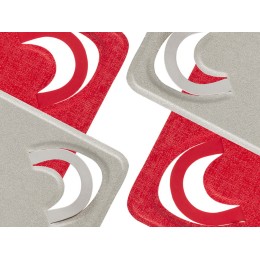 Универсальный чехол 3122 для планшетов 7-8", красный-белый